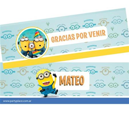 Carpitas cierra bolsa Minions 8u Producto Pers