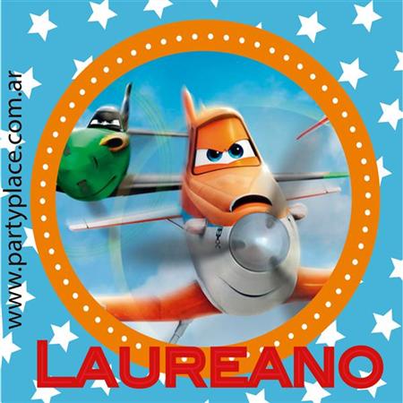 Stickers cuad. Aviones 16u