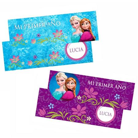 Carpitas cierra bolsa Frozen dos modelos Pers 8u