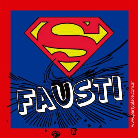 Tarjetitas Superman 20u Pers