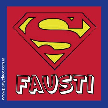 Stickers cuad. Superman 16u Pers
