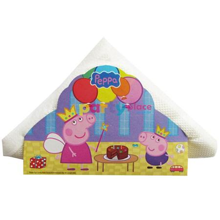 Servilletero con serv. Peppa Pig
