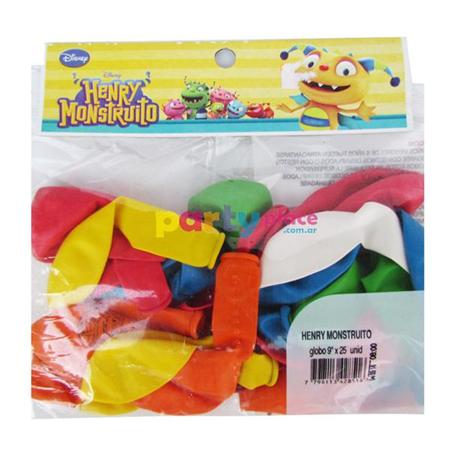 Globos Henry Monstruito 25u