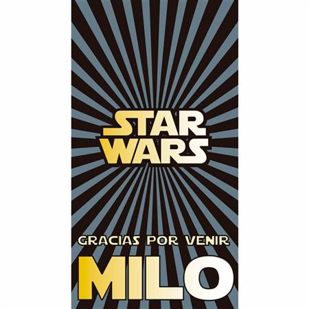 Tarjetas rectangulares Star Wars 20u Pers