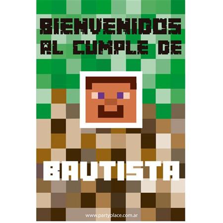 Afiche Pers. MINECRAFT