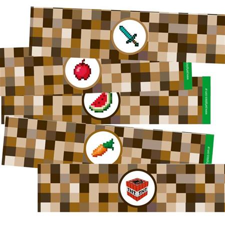 Fajas medianas MINECRAFT 8u