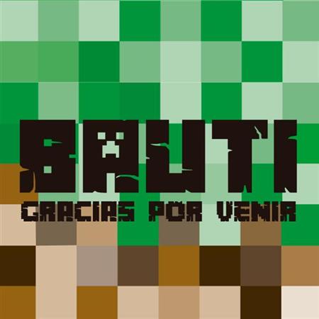 Stickers cuad. MINECRAFT 16u Pers