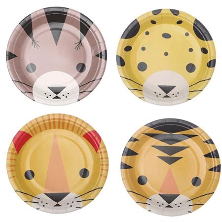 Plato animalitos Safari 8u