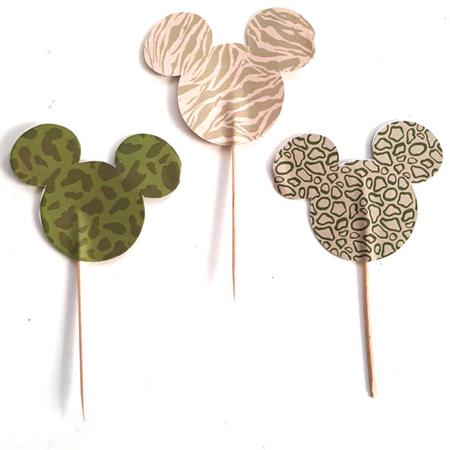 Pinches formitas cabeza Mickey Safari 12u