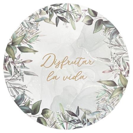 Individuales redondos Disfrutar 24u