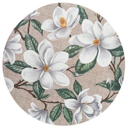 Individuales redondos Magnolia 24u