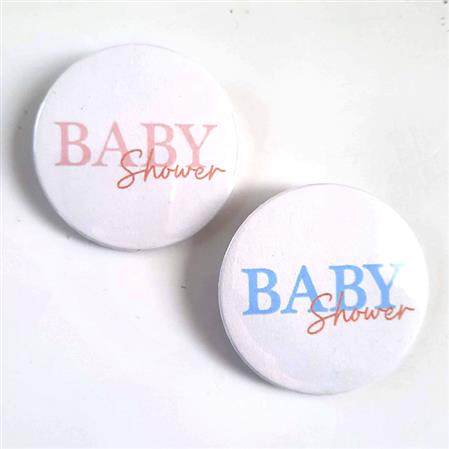 Prendedor Baby Shower (especifica Rosa/celeste)