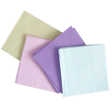 Servilleta de papel pastel 4 colores 80u