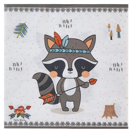 Servilleta Mapache 20u