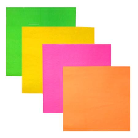 Servilleta gde. Neon/ fluo 20u