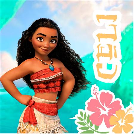 Stickers cuad. Moana 16u Pers