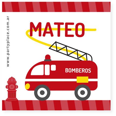 Stickers cuad. Bomberos 16u Pers