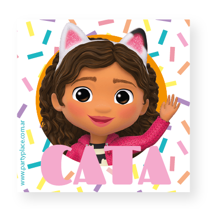 Stickers cuad. La casa de Gabby 15u. Pers