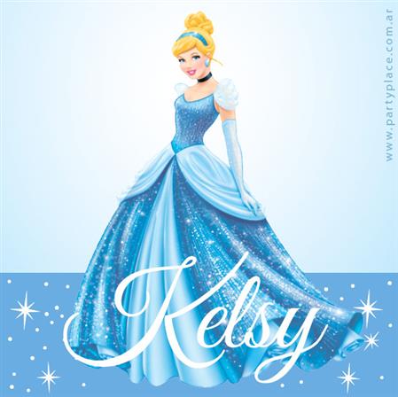 Stickers cuad. Cenicienta 16u Pers