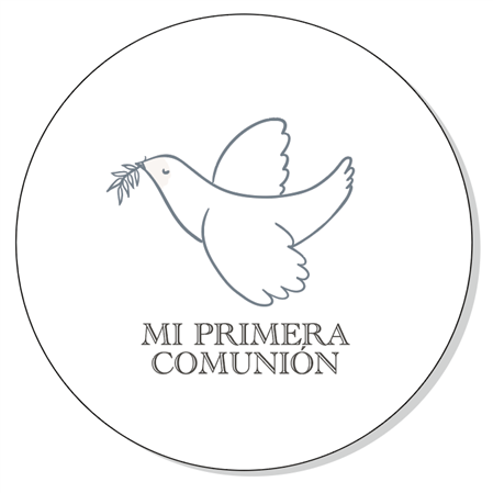 Stickers plancha paloma Primera Comunión 12s