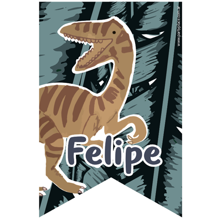 Stickers grandes Dinosaurus 10u. Pers