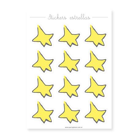 Stickers plancha El Principito Estrellas 12s 1u