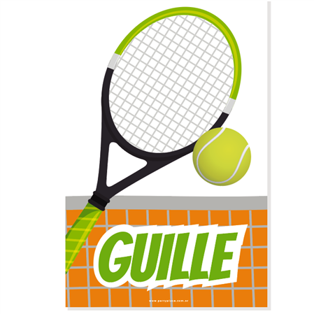 Stickers grandes Tenis Mod1 16u. Pers.