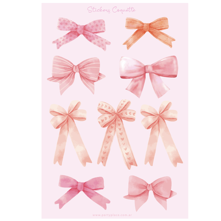 Stickers plancha Coquette 9s 2u