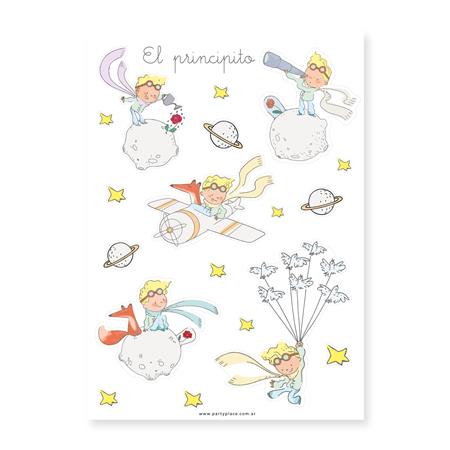 Stickers plancha El Principito 1u