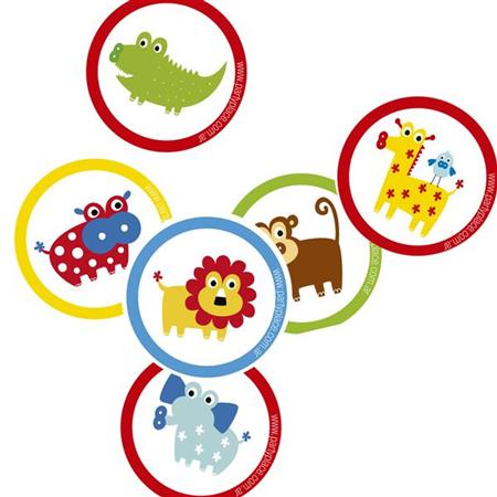 Confetti Animalitos 24u