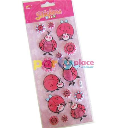 Stickers en plancha Vaquita de San antonio 1u