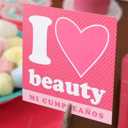 Invitación Beauty 12u