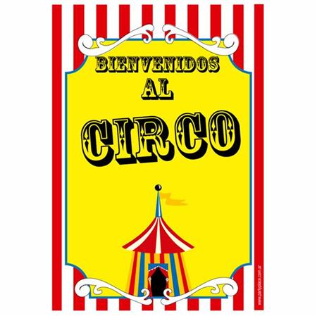 Afiche cartel Circo