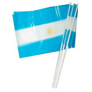 Banderita plástica argentina