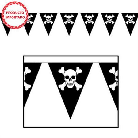 Banderín plástico pirata. Importado. ultimo