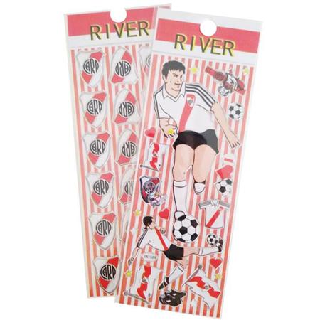 Stickers en plancha surtidas RIVER 1u