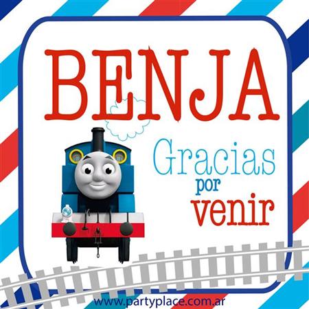 Tarjetitas Tren Thomas 20u Pers
