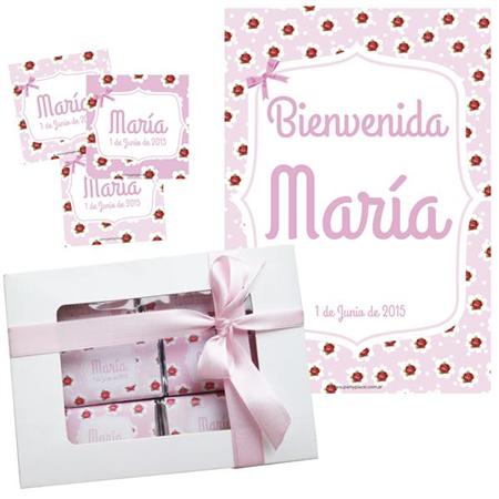 Kit Baby Vintage shabby rosa. Pers