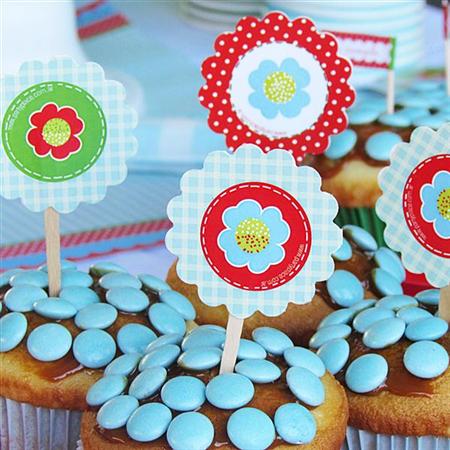 Toppers flor Little Garden 12u