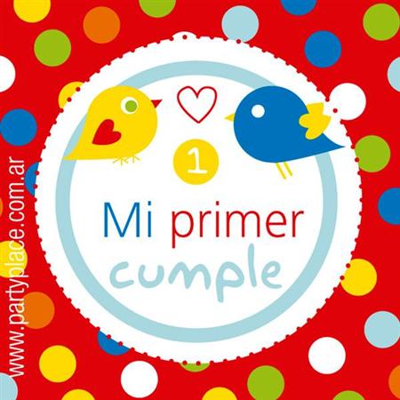 Stickers cuad. Pajaritos 12u