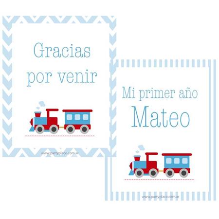 Carpita cartel Tren 2u Pers