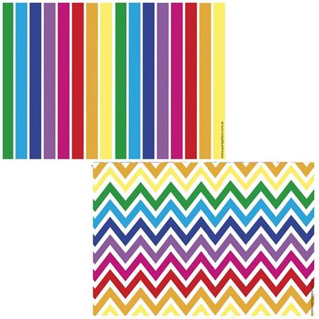 Individuales Multicolor 8u