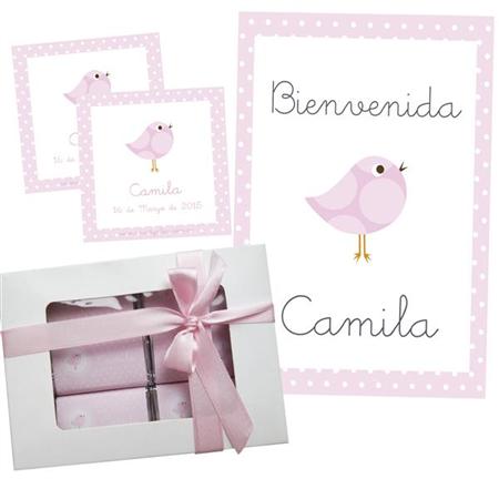 Kit Baby Pio Pio rosa. Pers