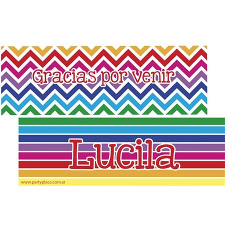 Carpitas cierra bolsa Multicolor 8u