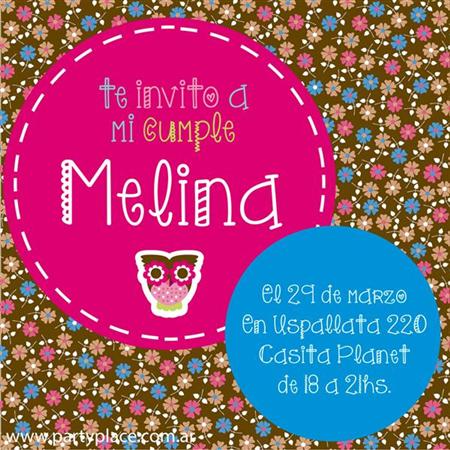 Invitación Búho. Pers