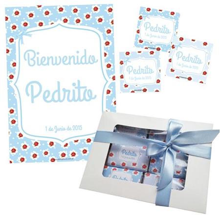 Kit Baby Vintage shabby celeste.. Pers