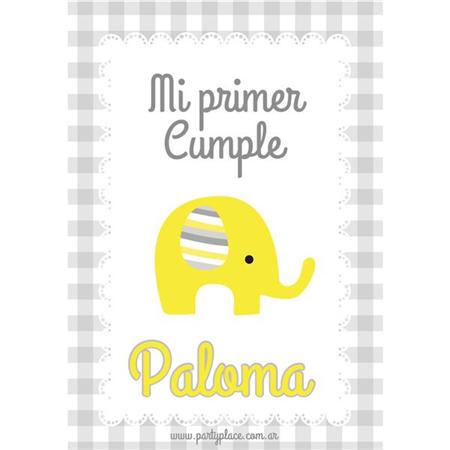Afiche Pers. Elefantito