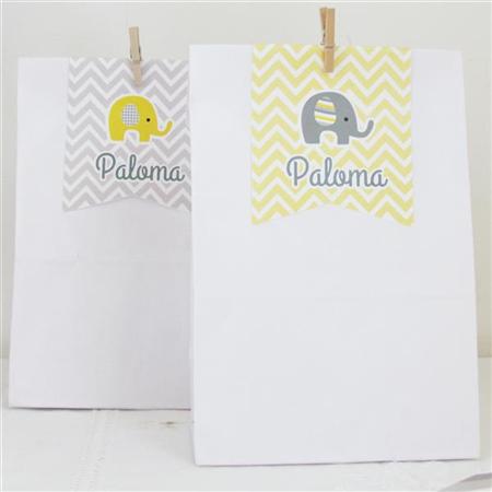 Stickers para doblar Elefantito 10u Pers