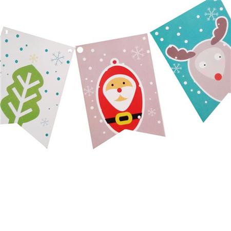 Banderín Navidad Santa