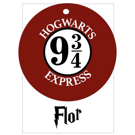 Tarjetitas dobles con cinta Harry Potter 16u Pers